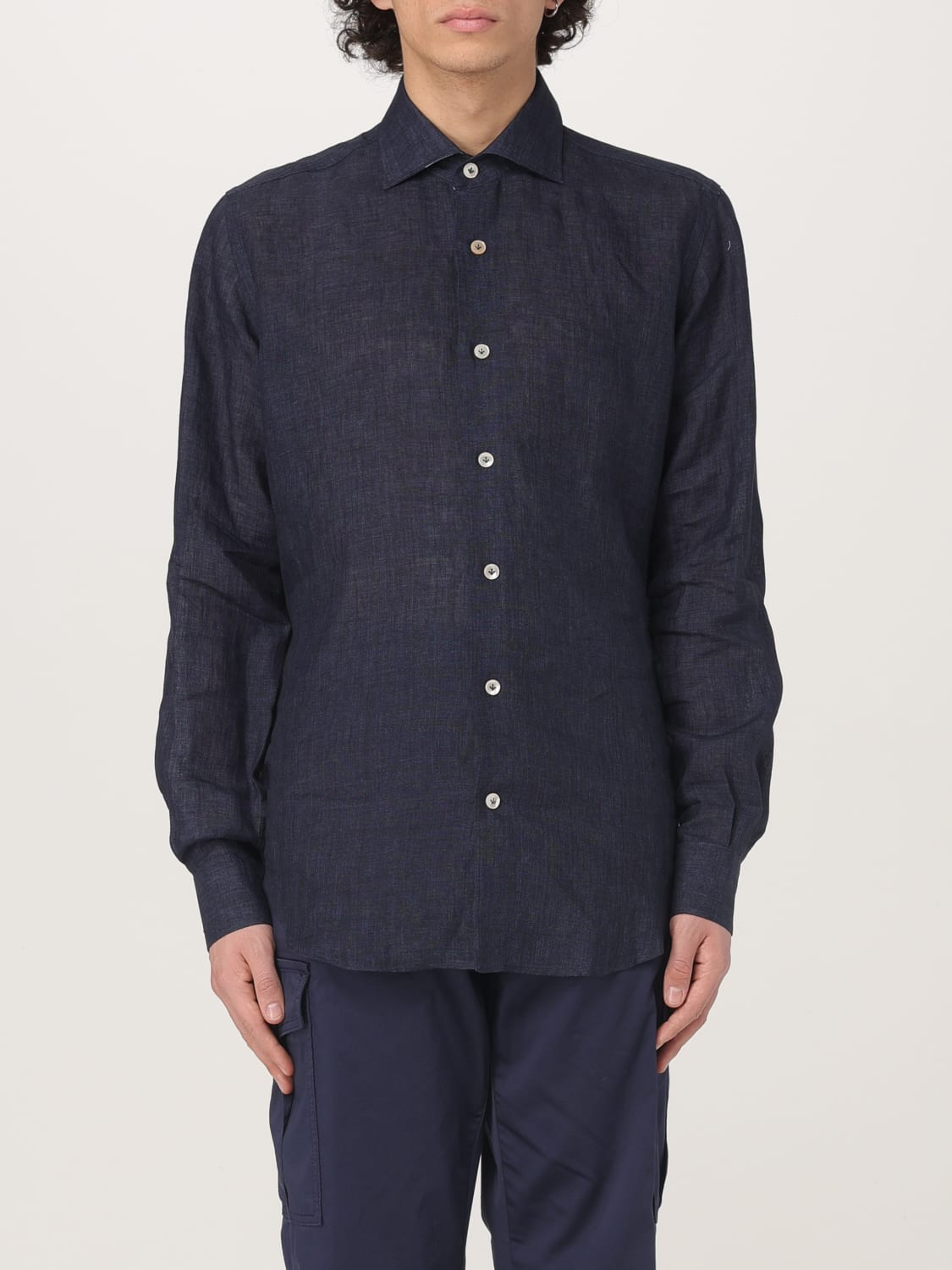 ELEVENTY: Shirt men - Blue | Eleventy shirt
