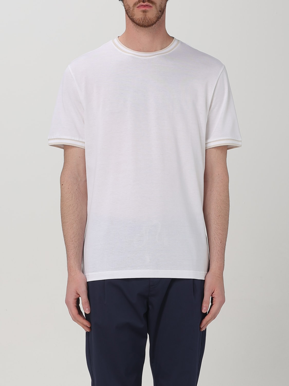 Tシャツ・カットソー ELEVENTY Men T-shirt White K75TSHK05TES0K267 010201 ELEVENTY: T-shirt men - White | Eleventy t-shirt