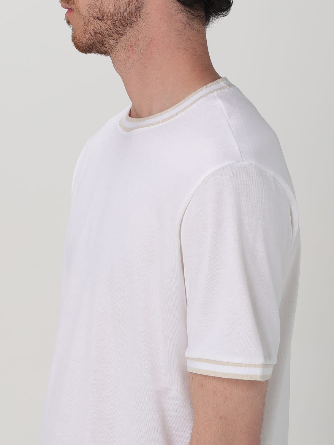 Tシャツ・カットソー ELEVENTY Men T-shirt White K75TSHK05TES0K267 010201 ELEVENTY: T-shirt men - White | Eleventy t-shirt