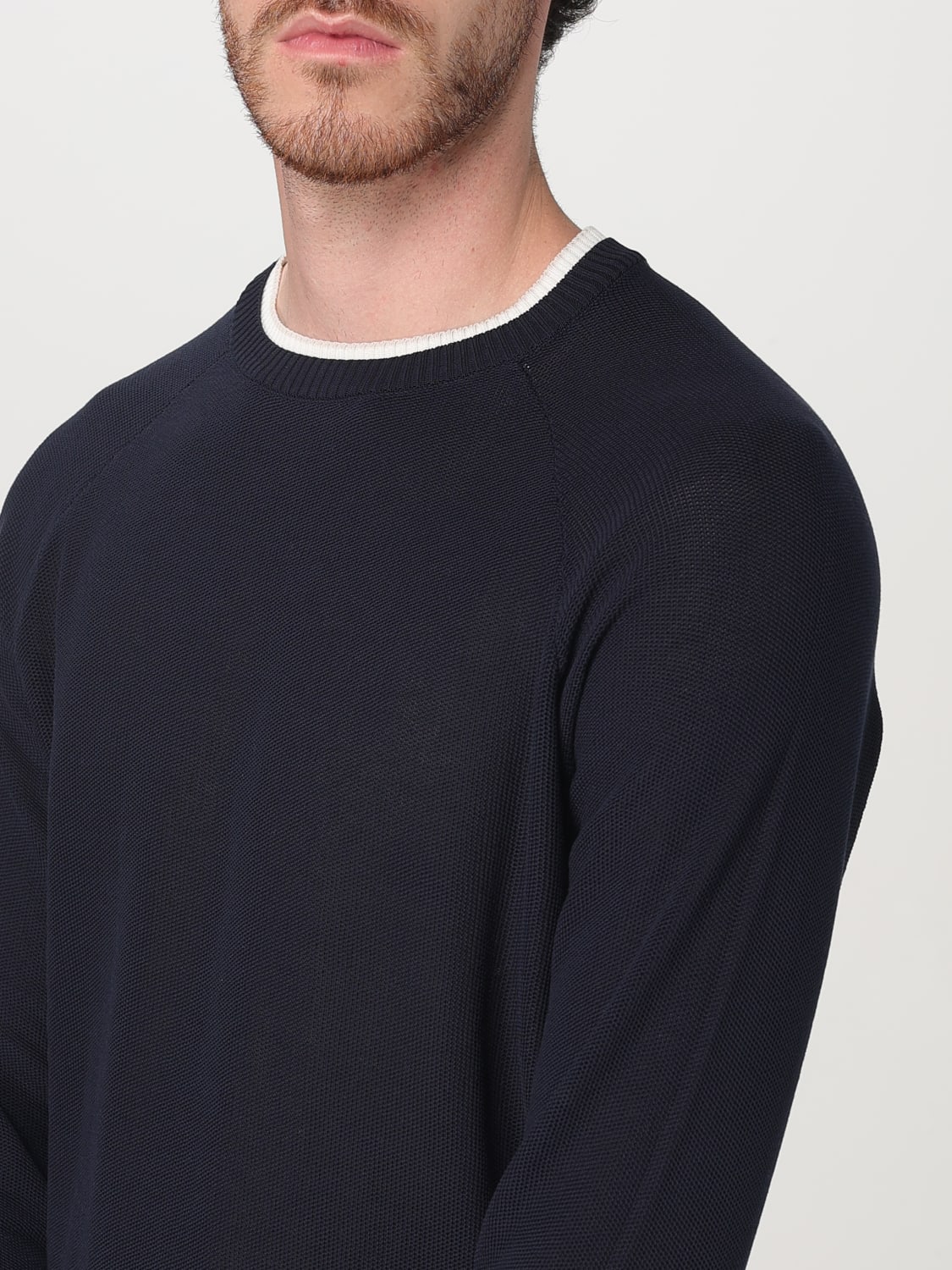 ELEVENTY PULLOVER: Pullover herren Eleventy, Blau - Img 4