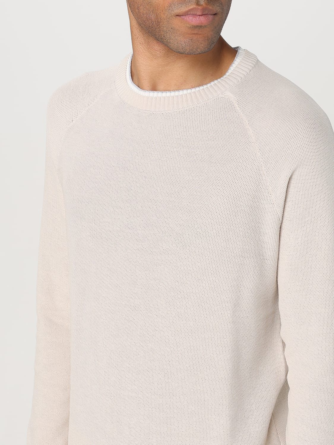 ELEVENTY SWEATER: Sweater men Eleventy, Beige - Img 3