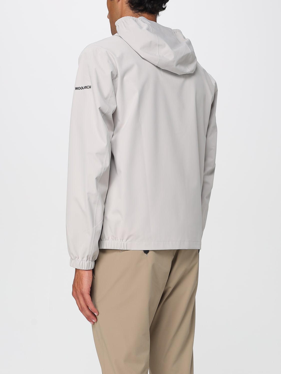 WOOLRICH GIACCA: Giubbotto Woolrich in tessuto tecnico , Tortora - Img 2