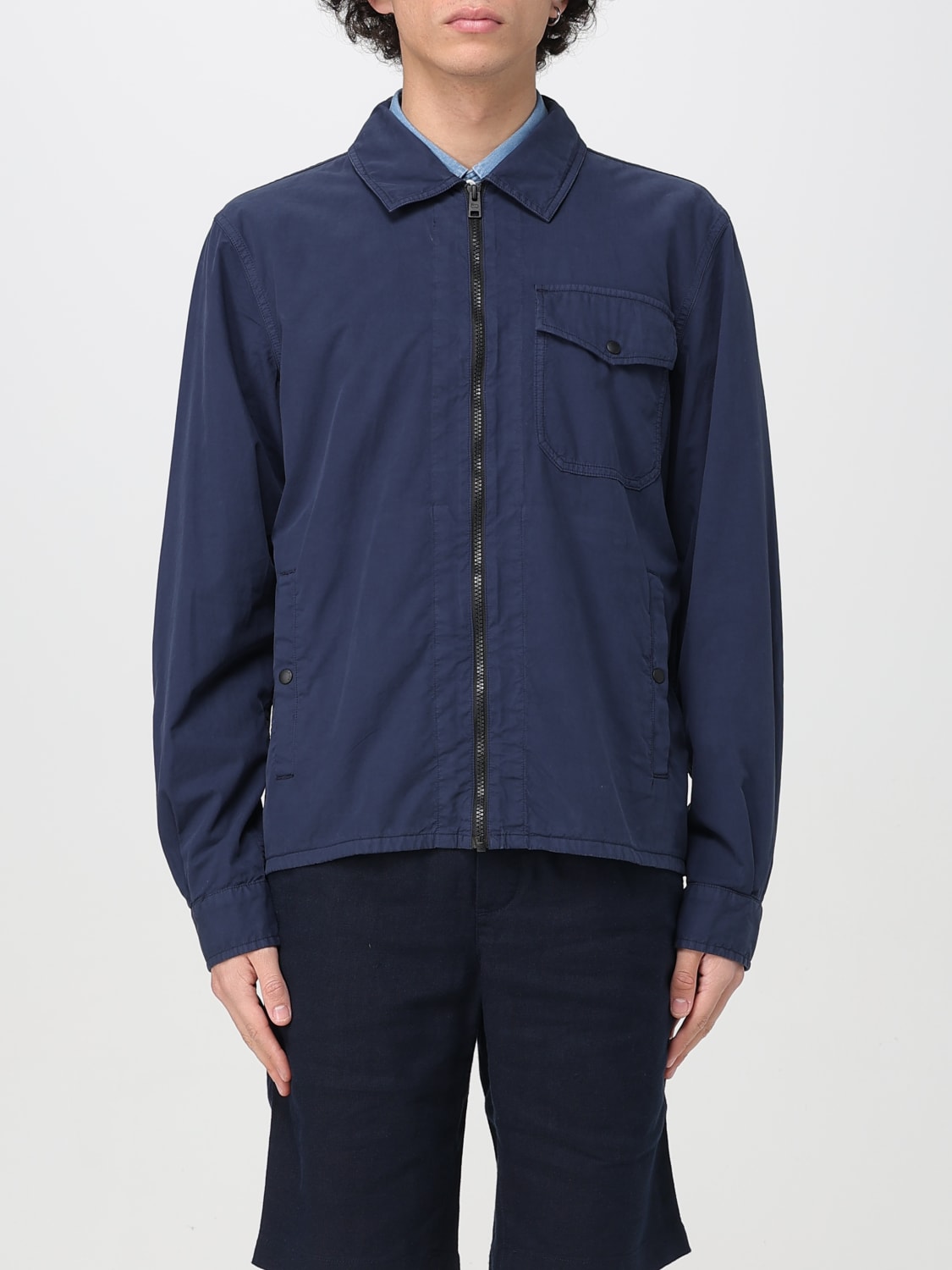 WOOLRICH 外套: 外套 男士 Woolrich, 蓝色 - Img 1