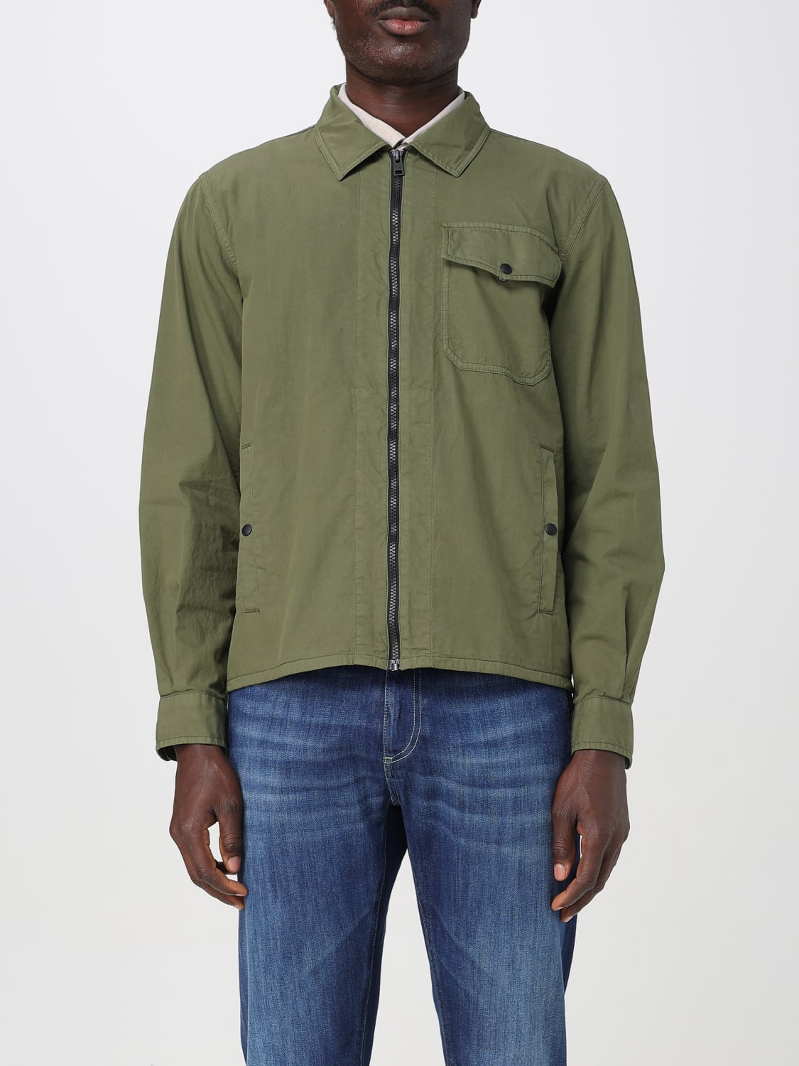 WOOLRICH 外套: 外套 男士 Woolrich, 绿色 - Img 1