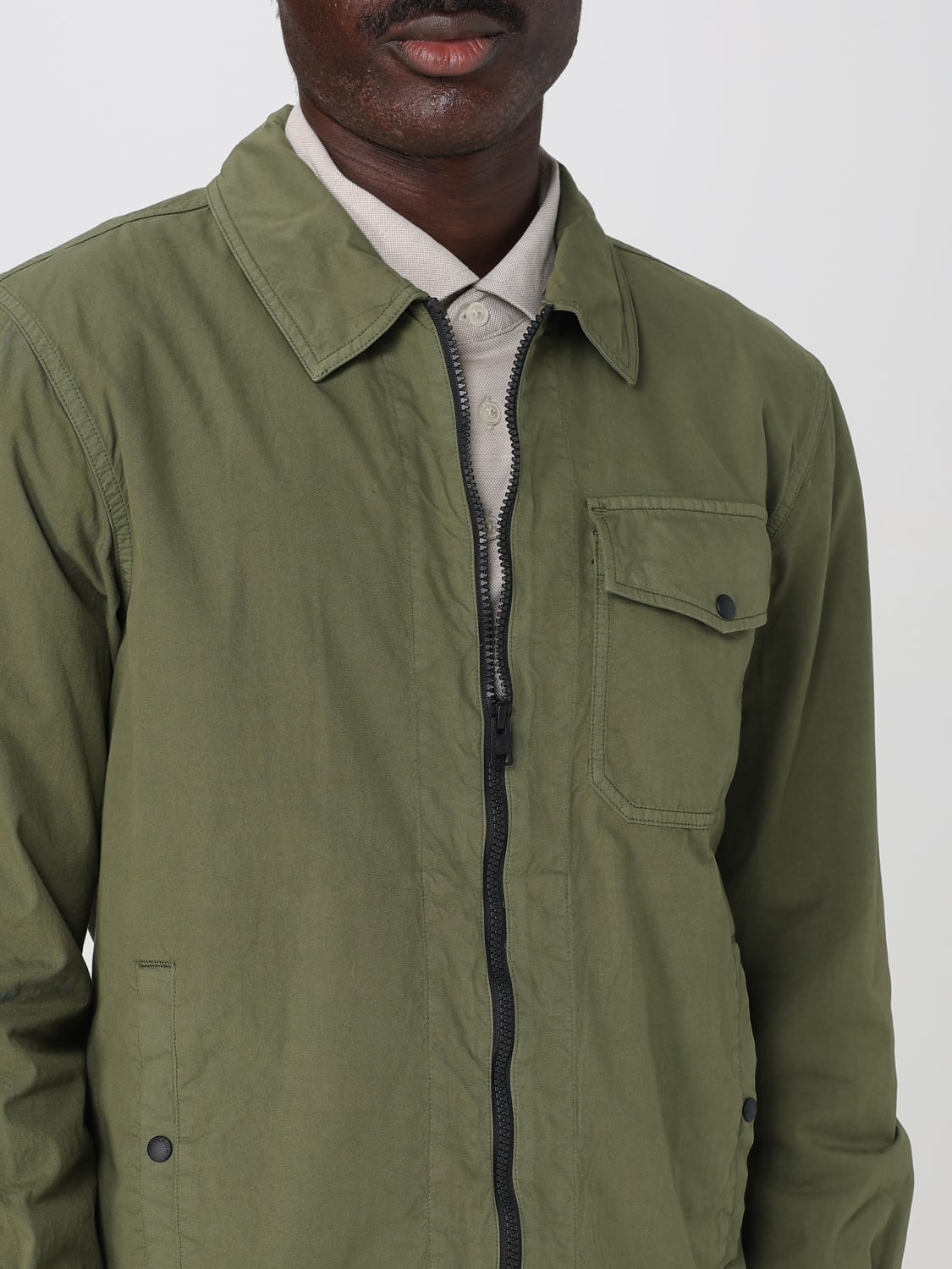 WOOLRICH 外套: 外套 男士 Woolrich, 绿色 - Img 4