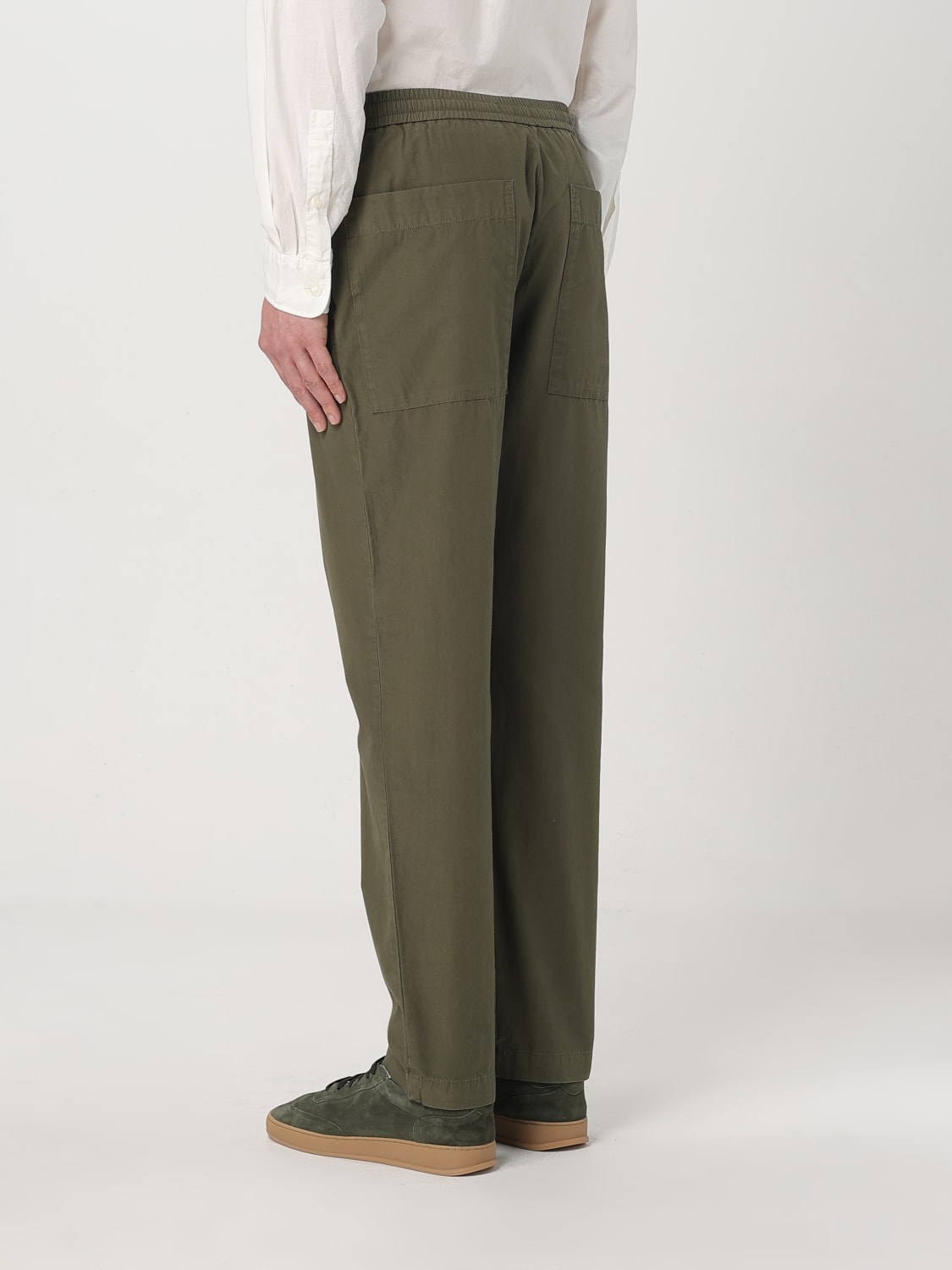 WOOLRICH PANTALONE: Pantalone Woolrich in cotone con coulisse , Militare - Img 2