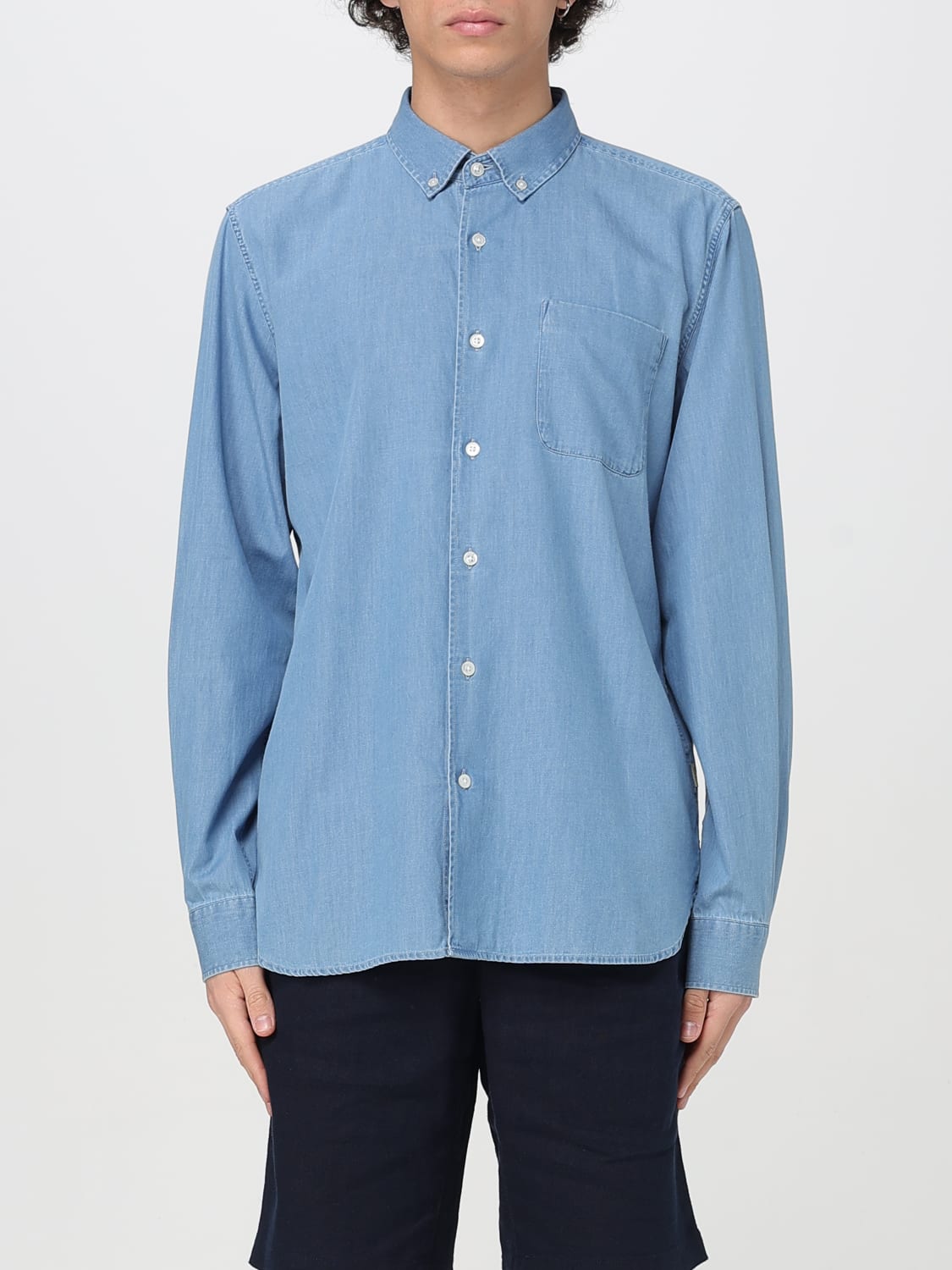 WOOLRICH SHIRT: Shirt men Woolrich, Blue - Img 1