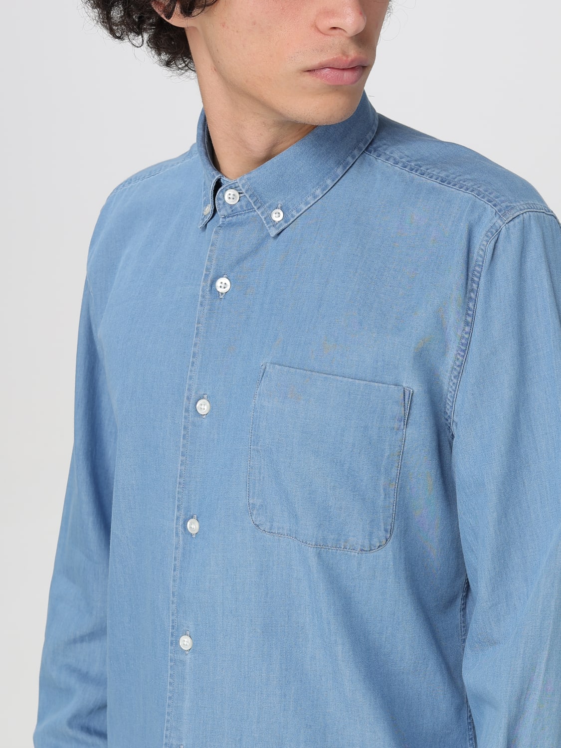WOOLRICH SHIRT: Shirt men Woolrich, Blue - Img 3