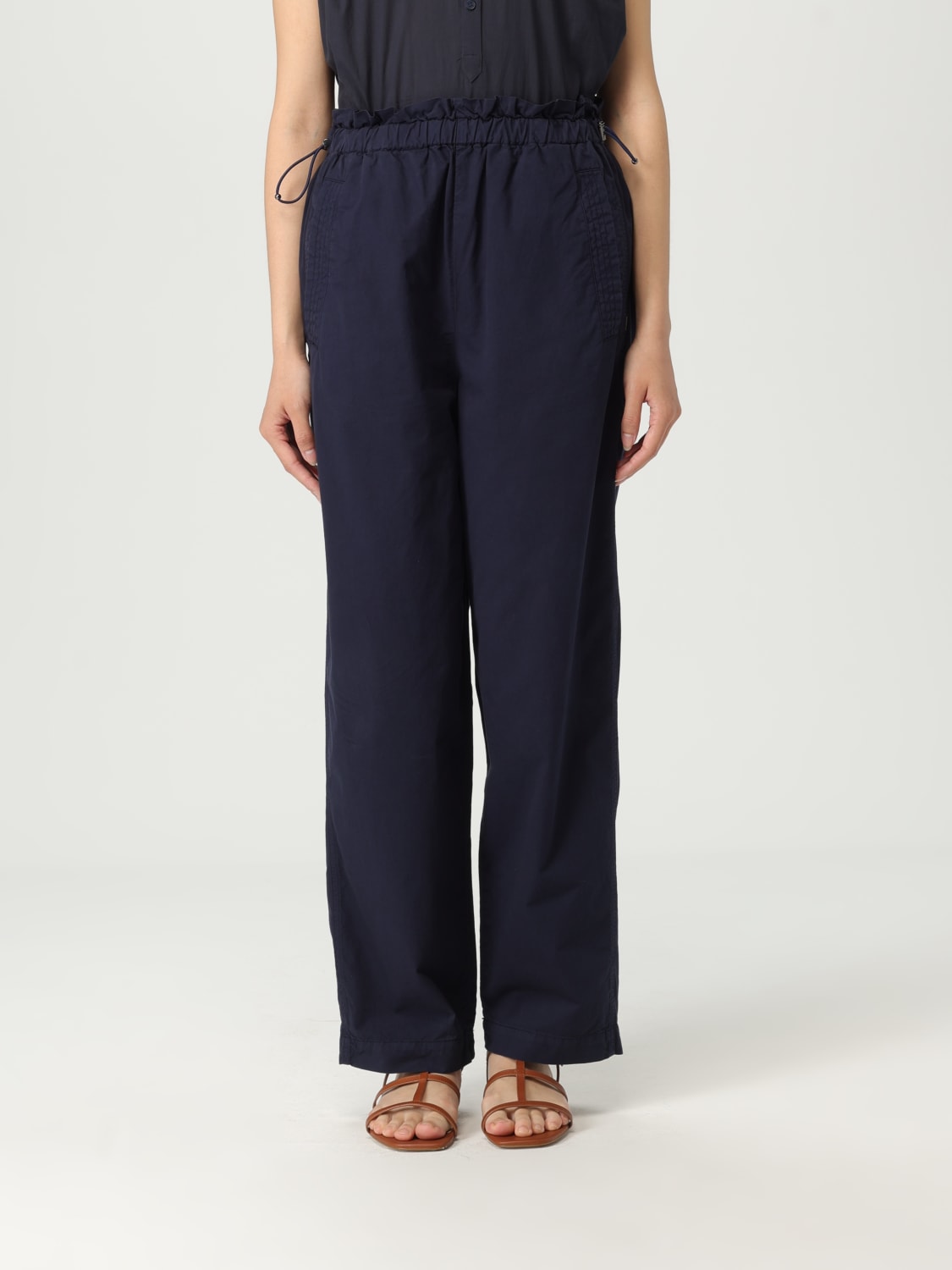 パンツ WOOLRICH Woman Pants Blue CFWWTR0212FRUT3665 3989 WOOLRICH: Pants woman - Blue | Woolrich pants