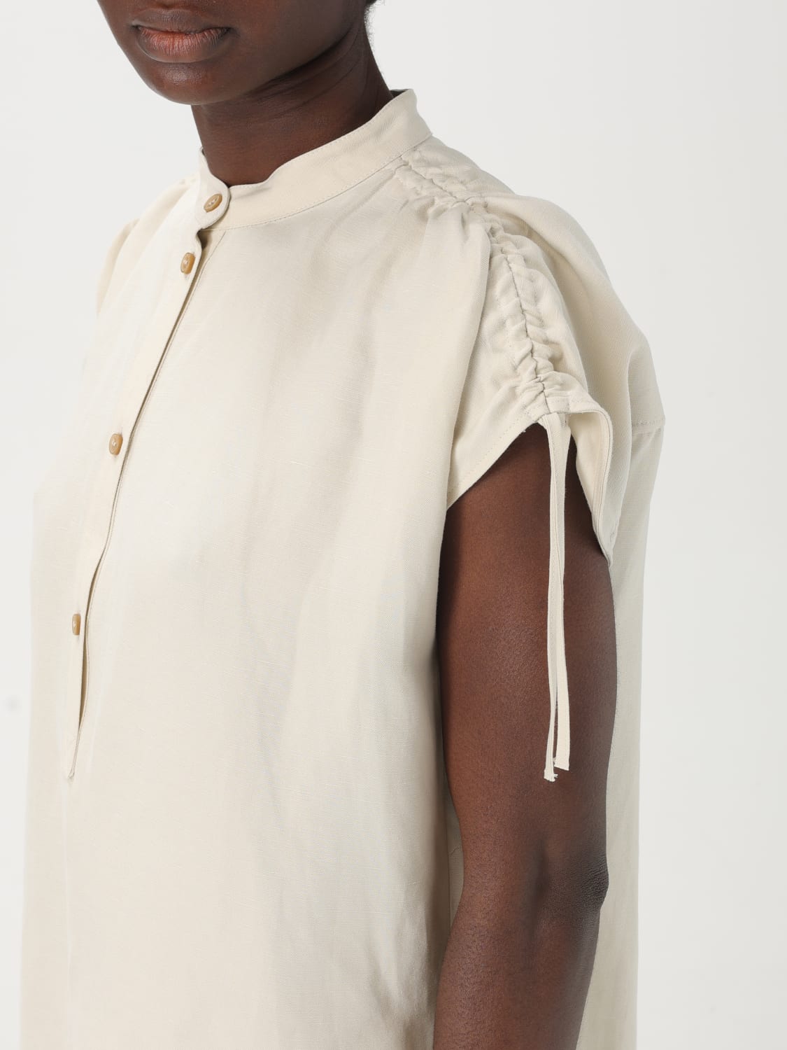 WOOLRICH TOP: Top woman Woolrich, Beige - Img 4