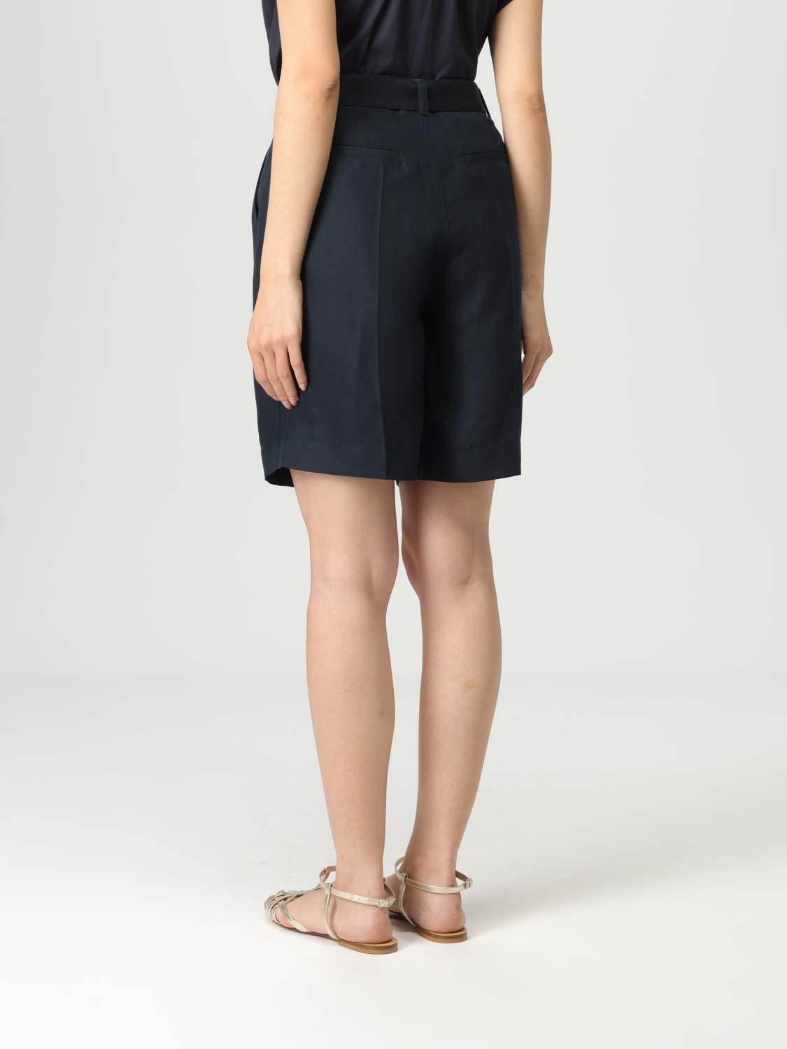 WOOLRICH SHORTS: Short woman Woolrich, Blue - Img 2