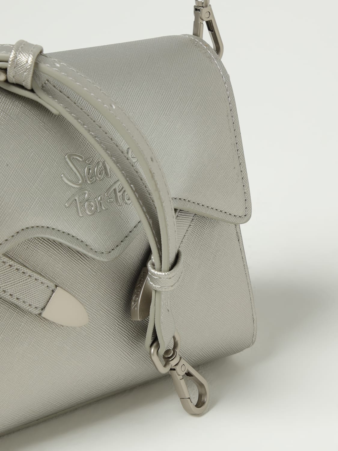 SECRET PON-PON Woman Mini bag Nude QUIRA GRAIN XSMALL NUDE SECRET PON-PON Woman Mini bag Nude QUIRA GRAIN XSMALL NUDE