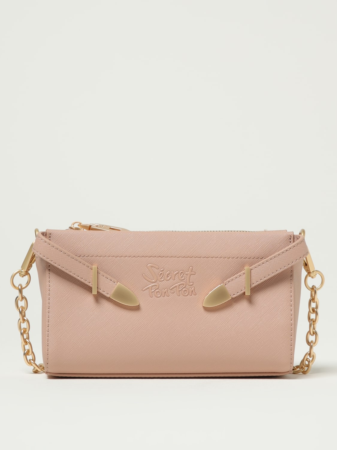 バッグ・カバンその他 SECRET PON-PON Woman Mini bag Nude QUIRA GRAIN POUCH NUDE SECRET PON-PON: Shoulder bag woman - Nude | Secret Pon-Pon