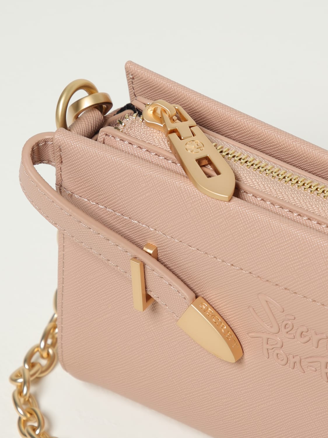 SECRET PON-PON: Shoulder bag woman - Nude | Secret Pon-Pon