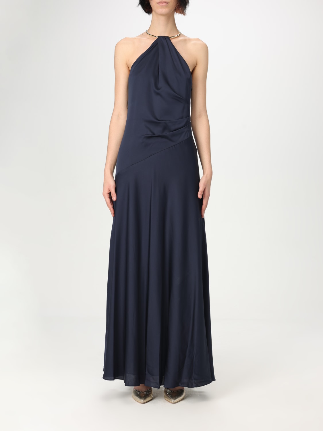 ワンピース LAUREN RALPH LAUREN Woman Dress Blue 253925627 002 LAUREN RALPH LAUREN: Dress woman - Blue | Lauren Ralph