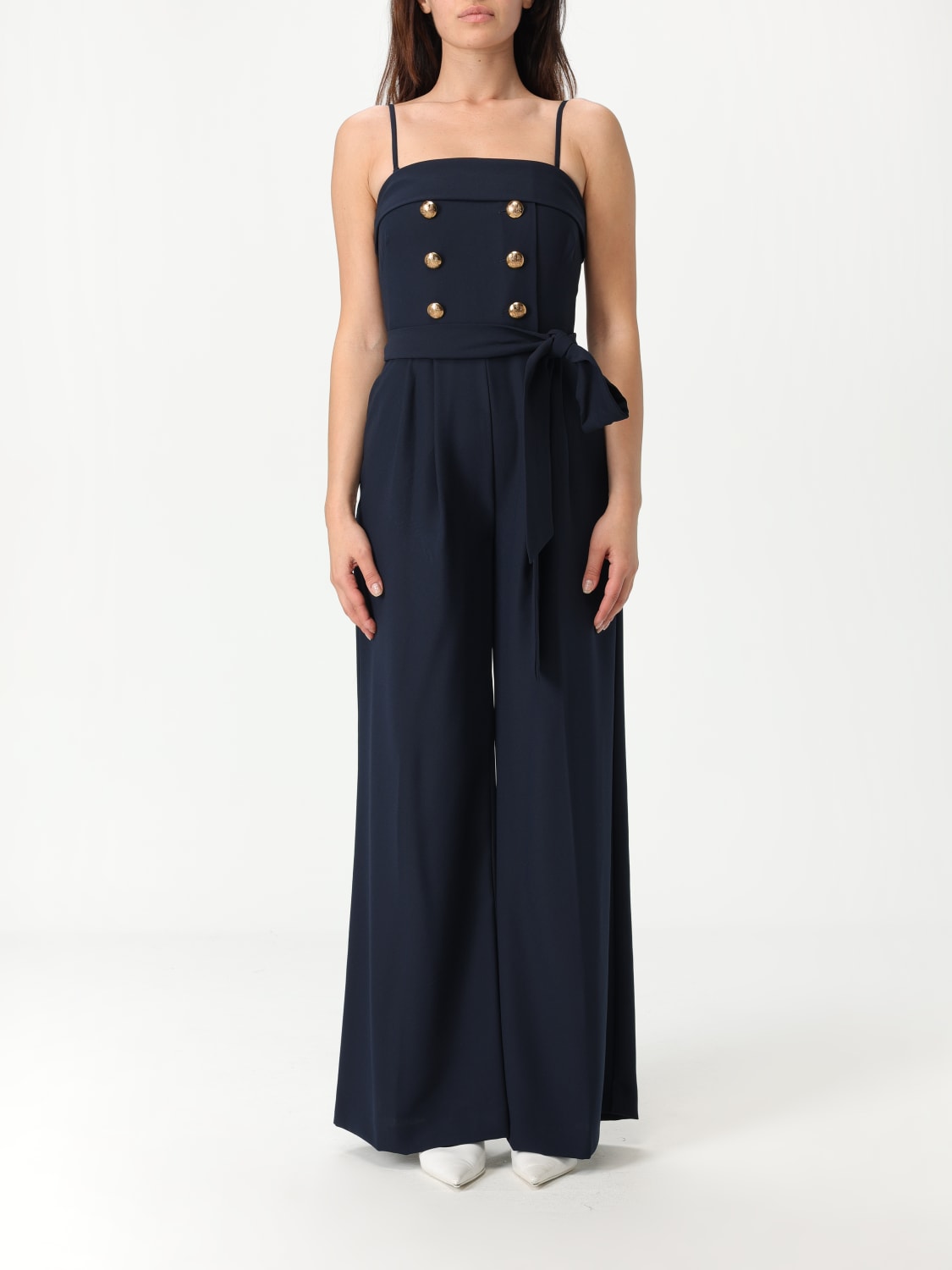LAUREN RALPH LAUREN JUMPSUIT: Dress woman Lauren Ralph Lauren, Navy - Img 1