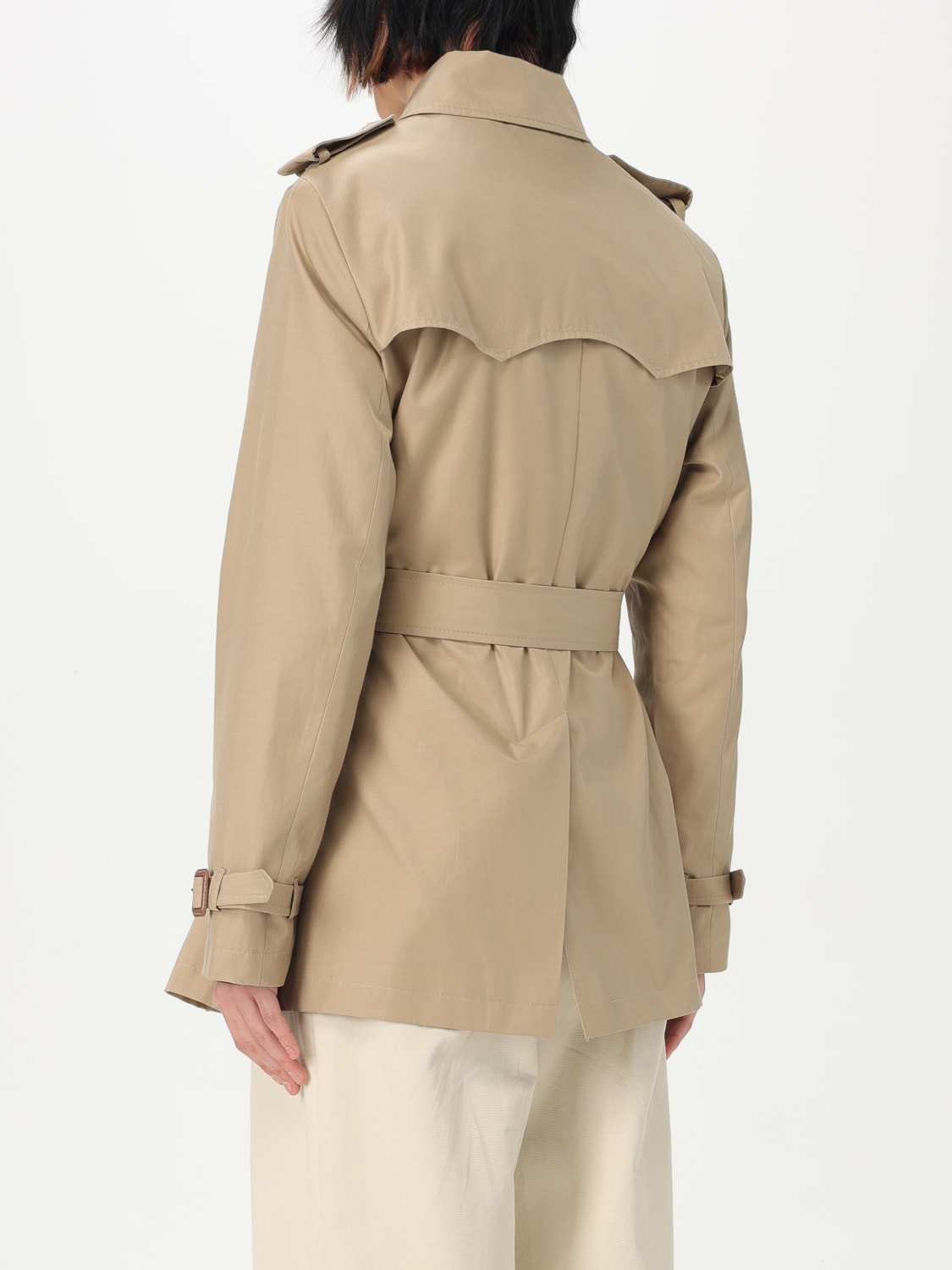 アウターその他 LAUREN RALPH LAUREN Woman Trench coat Ivory 297967126 002 LAUREN RALPH LAUREN: women's trench coat - Ivory | Lauren