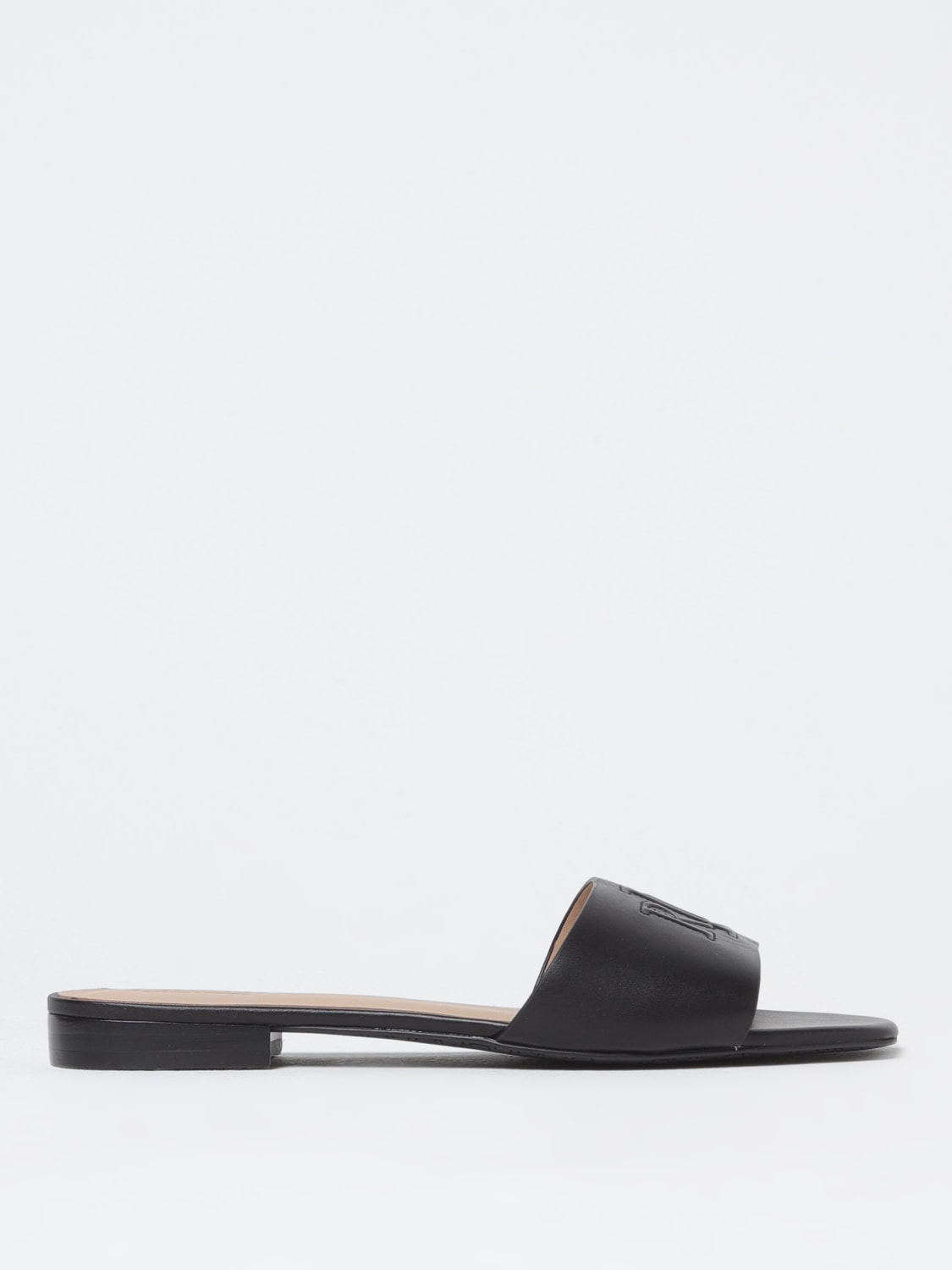 LAUREN RALPH LAUREN FLAT SANDAL: Shoes woman Lauren Ralph Lauren, Black - Img 1