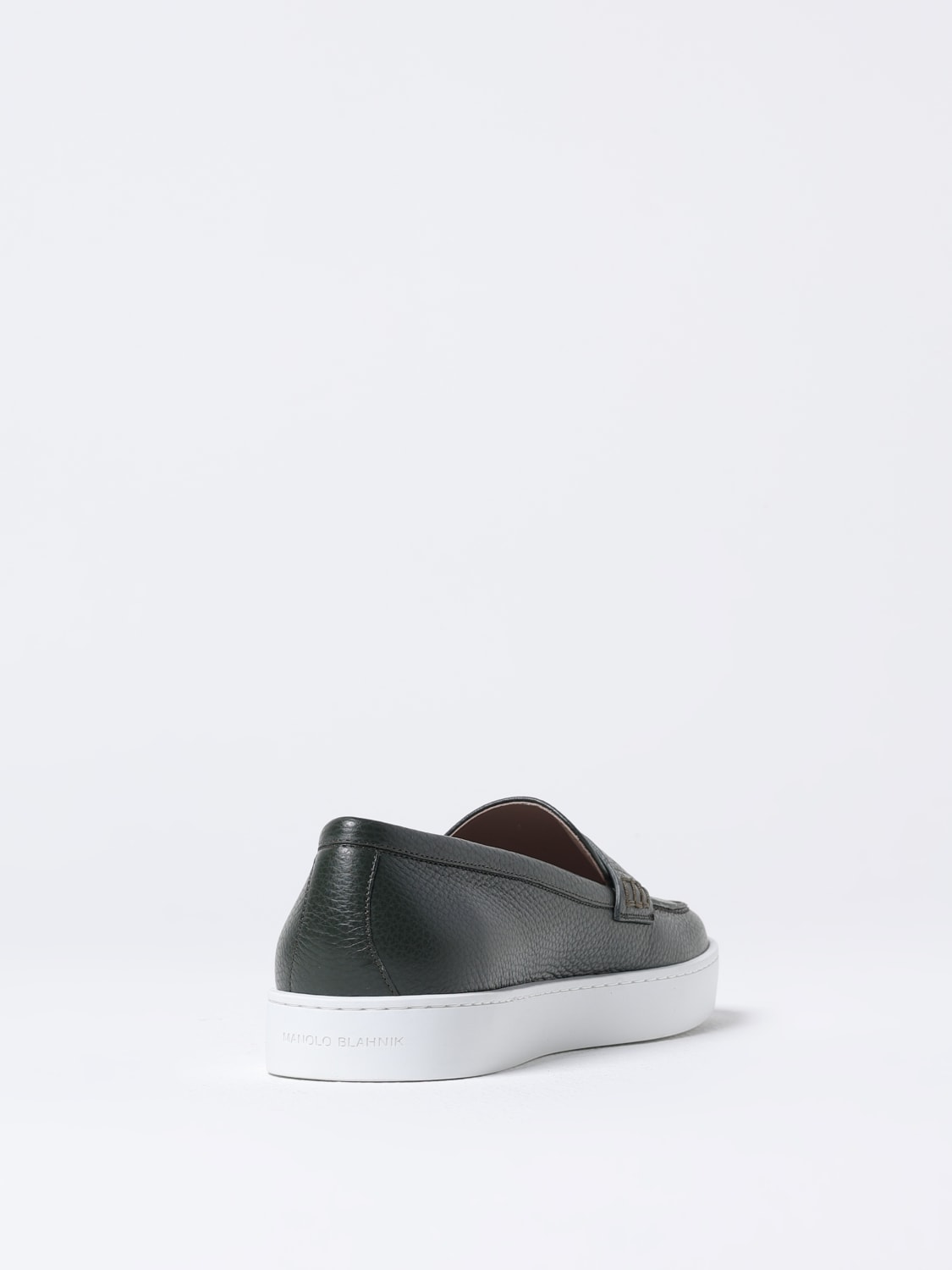 MANOLO BLAHNIK LOAFERS: Shoes men Manolo Blahnik, Olive - Img 3