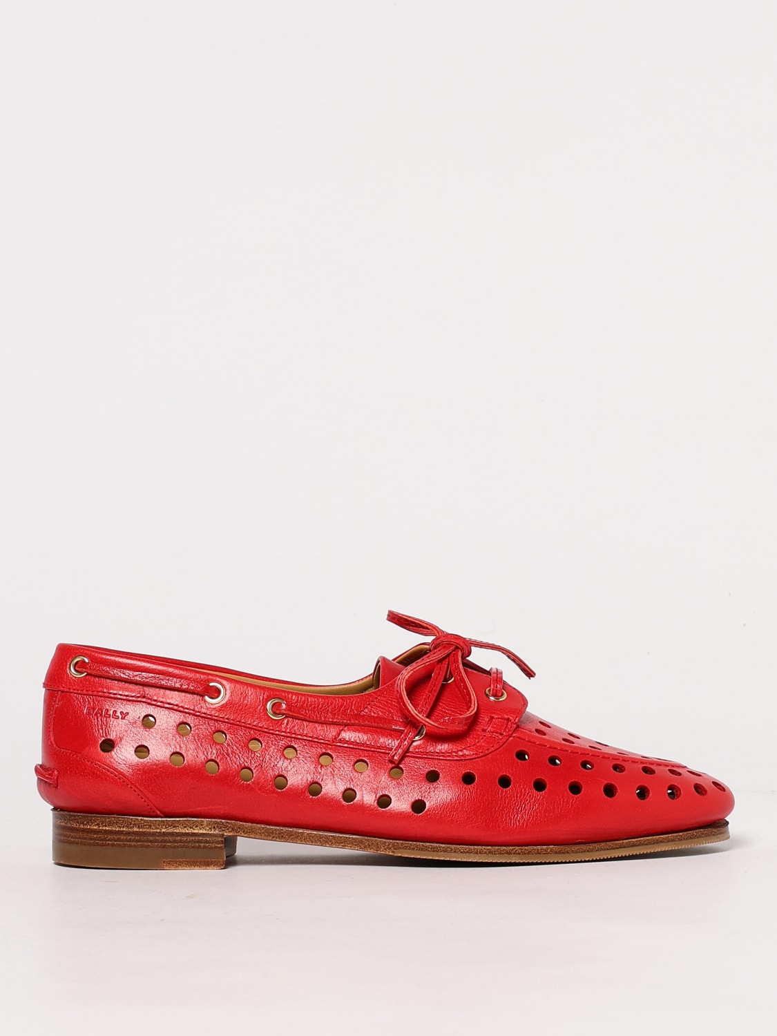 ローファー・オックスフォード BALLY Women Laced up Shoes WF1407BU013 U3B8 Red BALLY: Shoes woman - Red | Bally loafers WF1407BU013 online