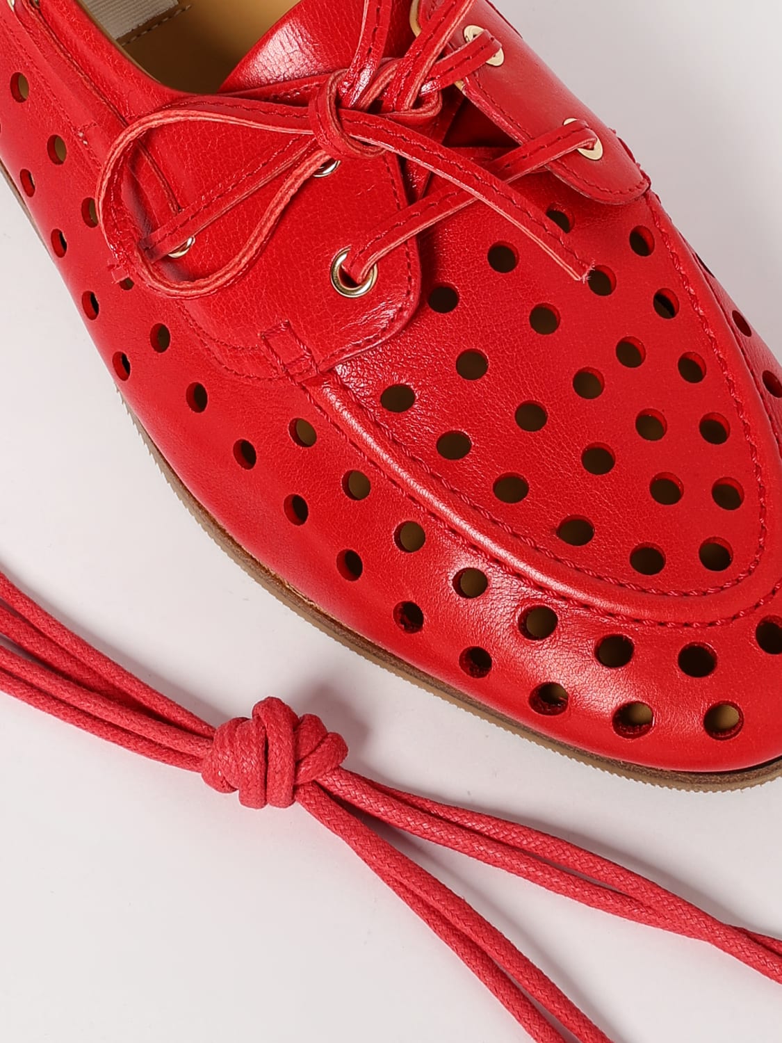 ローファー・オックスフォード BALLY Women Laced up Shoes WF1407BU013 U3B8 Red BALLY: Shoes woman - Red | Bally loafers WF1407BU013 online