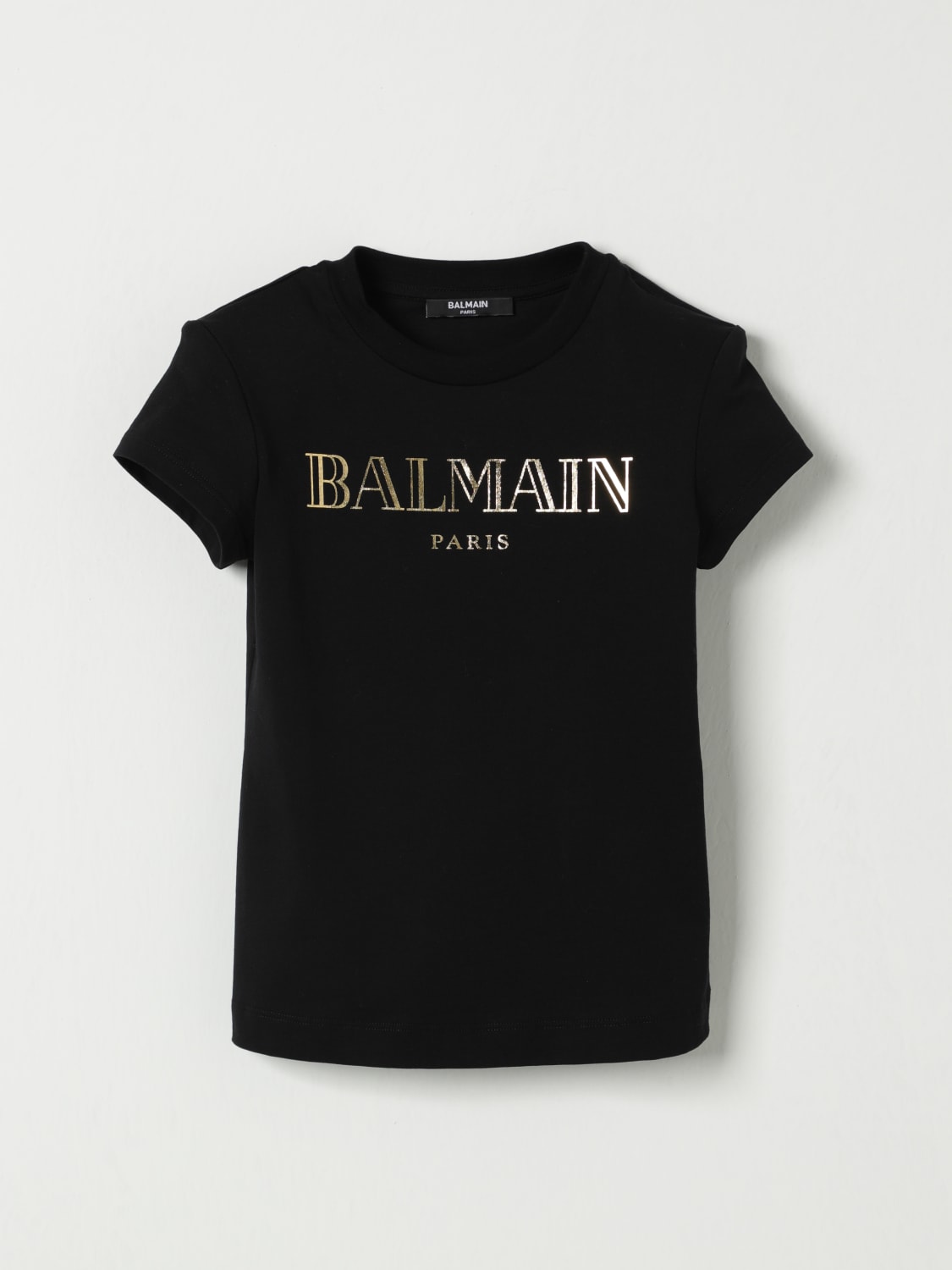 BALMAIN T-SHIRT: T-shirt kids Balmain, Black - Img 1