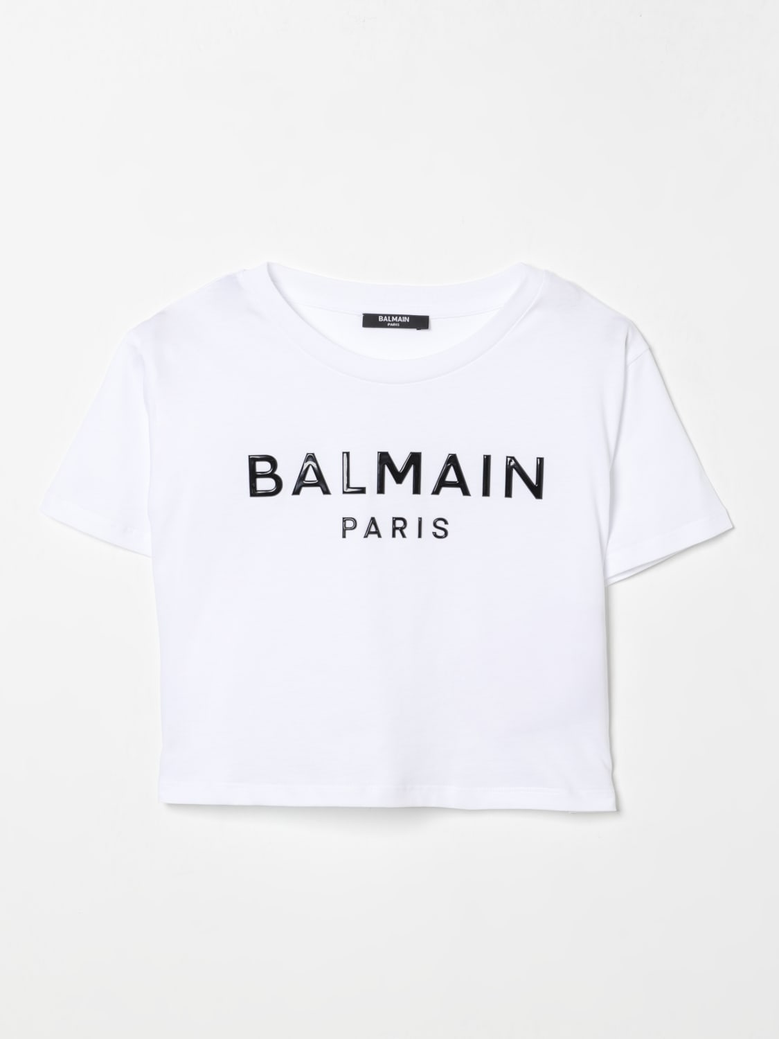 BALMAIN T-SHIRT: T-shirt kids Balmain, White - Img 1