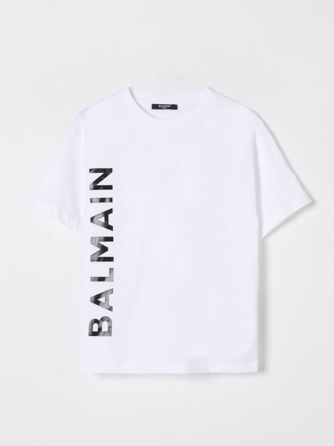 BALMAIN T-SHIRT: T-shirt kids Balmain, White - Img 1