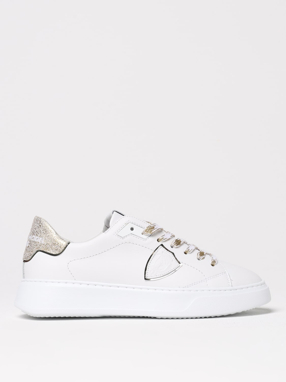 PHILIPPE MODEL SNEAKERS: Sneakers Temple Philippe Model in pelle , Bianco - Img 1