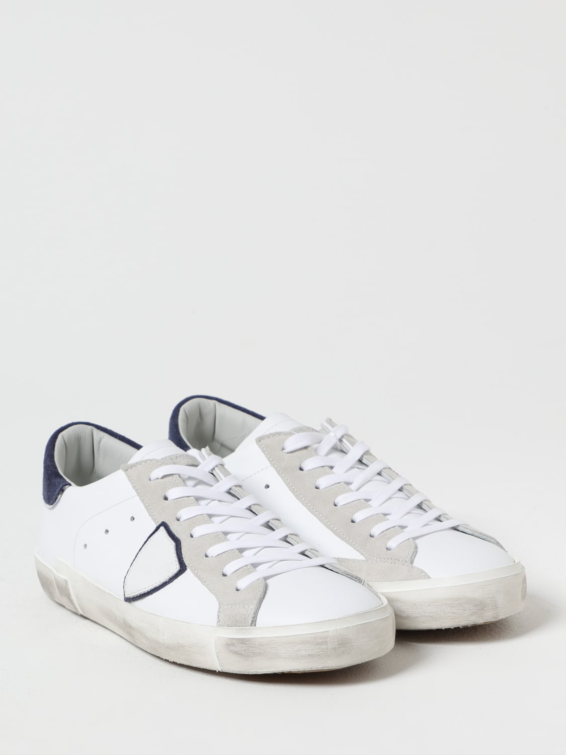 PHILIPPE MODEL BASKETS: Baskets homme Philippe Model, Blanc 1 - Img 2