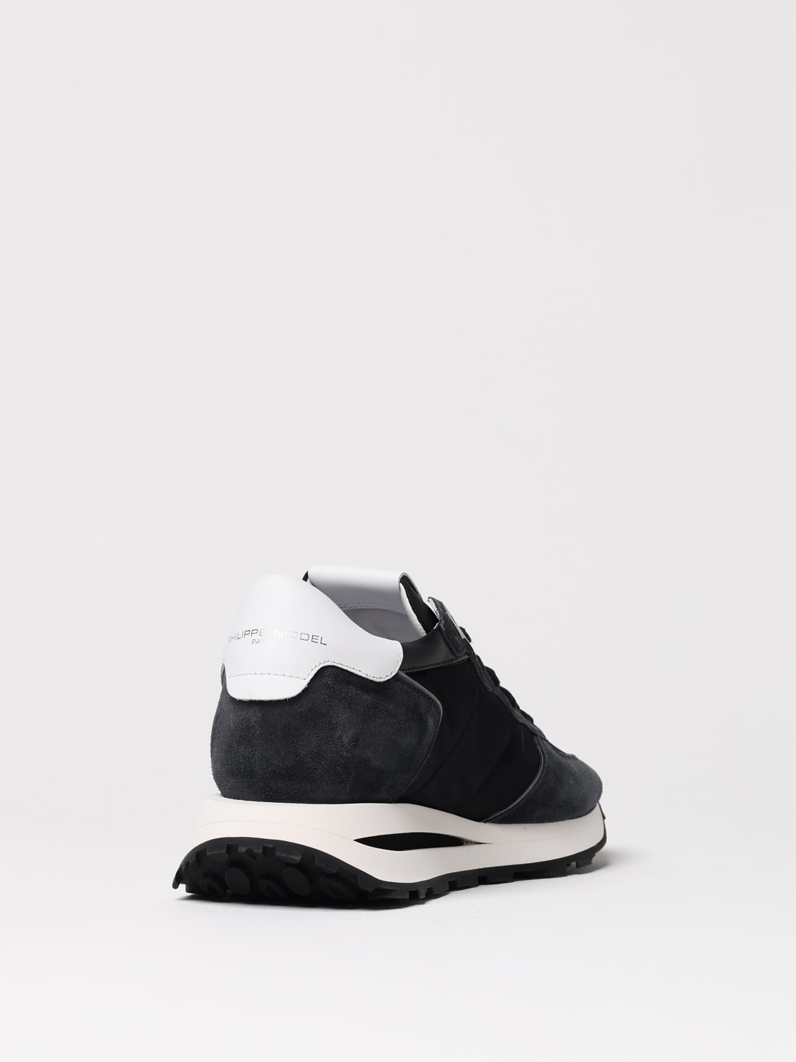 PHILIPPE MODEL SNEAKERS: Sneakers men Philippe Model, Black - Img 3