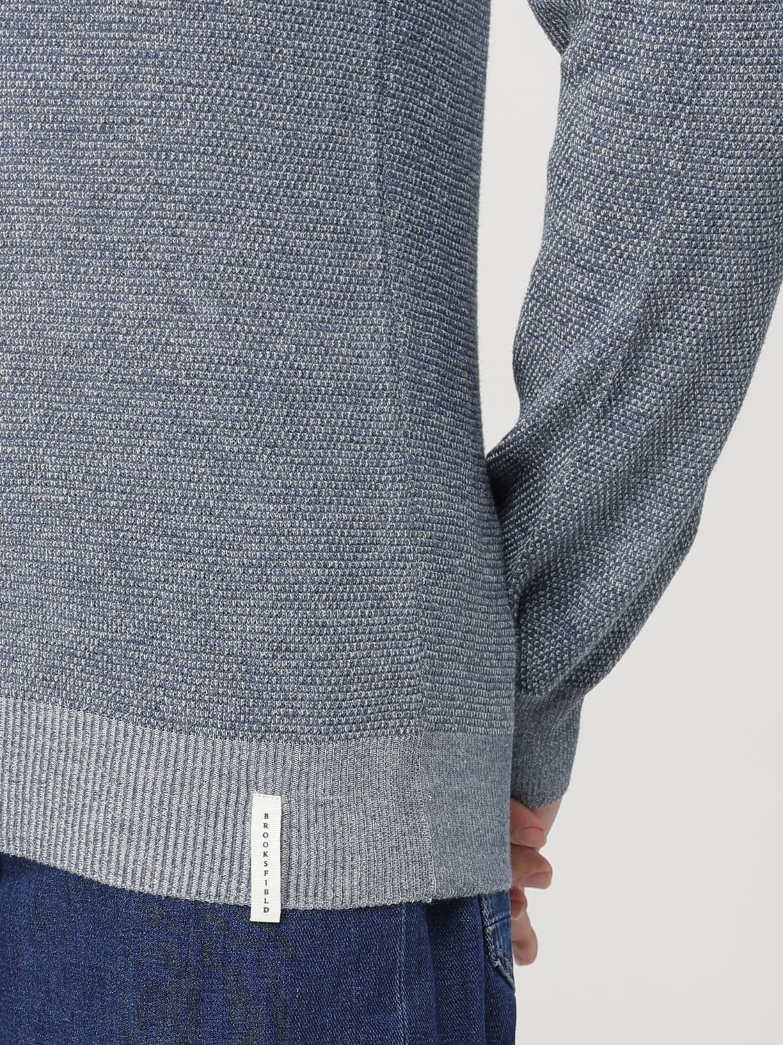 BROOKSFIELD PULLOVER: Pullover herren Brooksfield, Denim - Img 3
