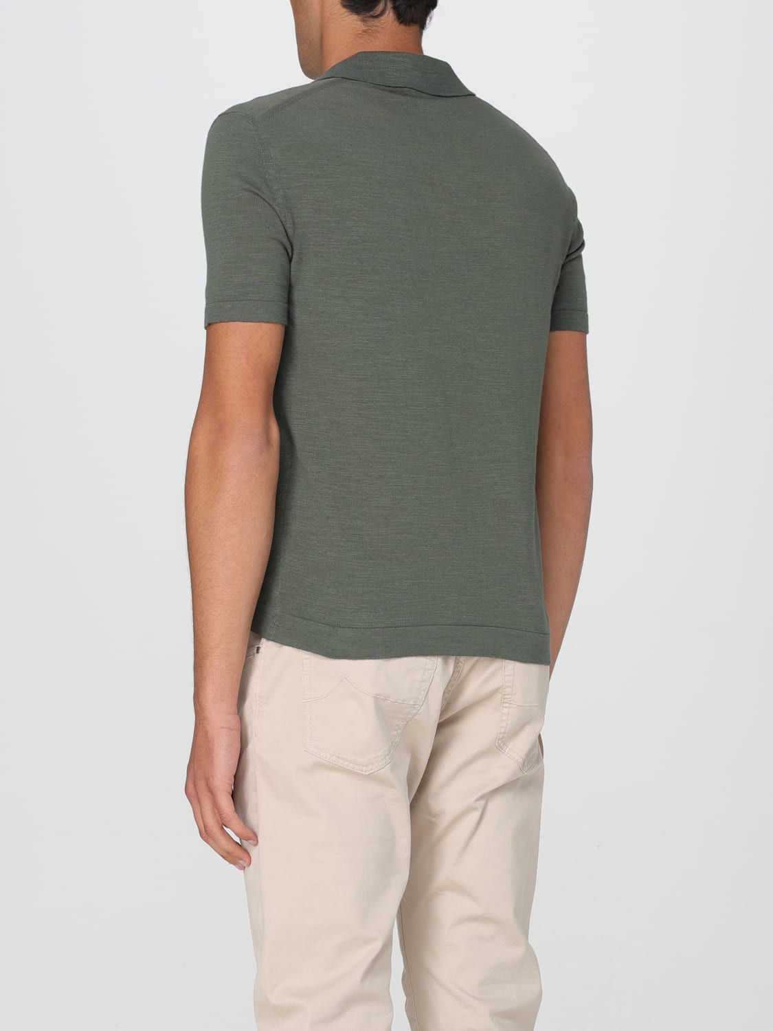 BROOKSFIELD POLO SHIRT: Sweater men Brooksfield, Military - Img 2