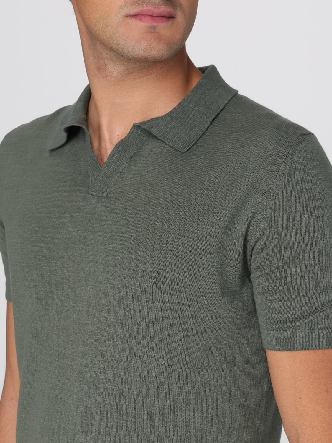 BROOKSFIELD POLO SHIRT: Sweater men Brooksfield, Military - Img 3