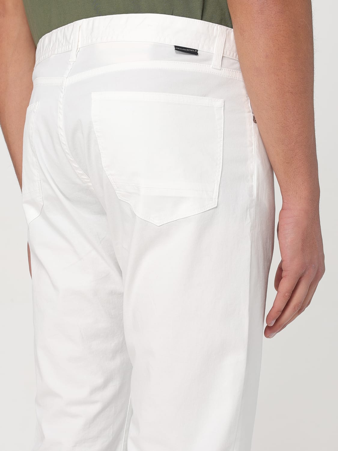 BROOKSFIELD PANTS: Pants men Brooksfield, White - Img 3