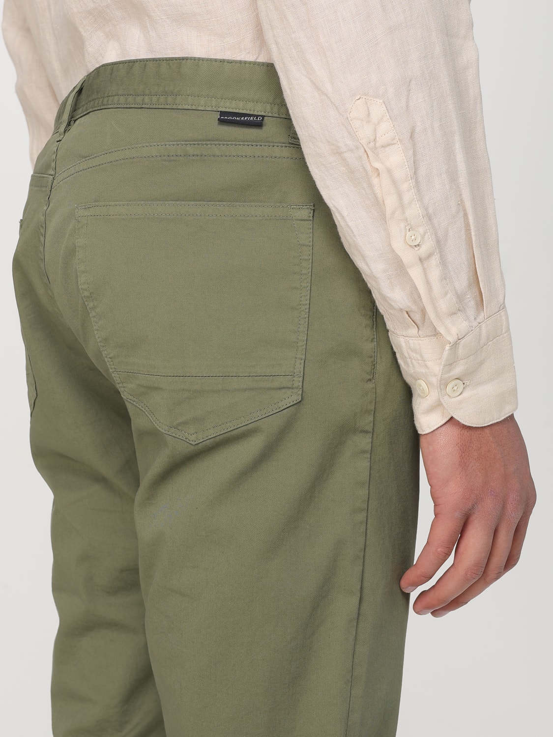 BROOKSFIELD PANTS: Pants men Brooksfield, Military - Img 3
