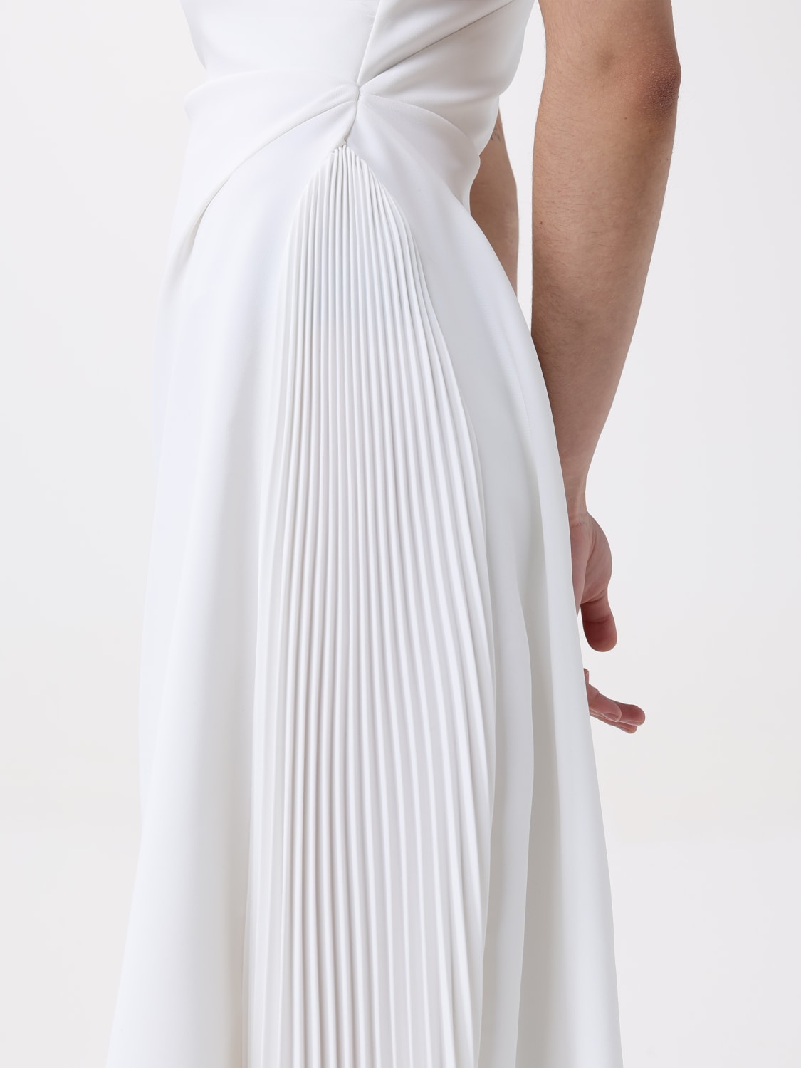 ERMANNO SCERVINO ABITO: Abito Ermanno Scervino in crêpe , Bianco - Img 4