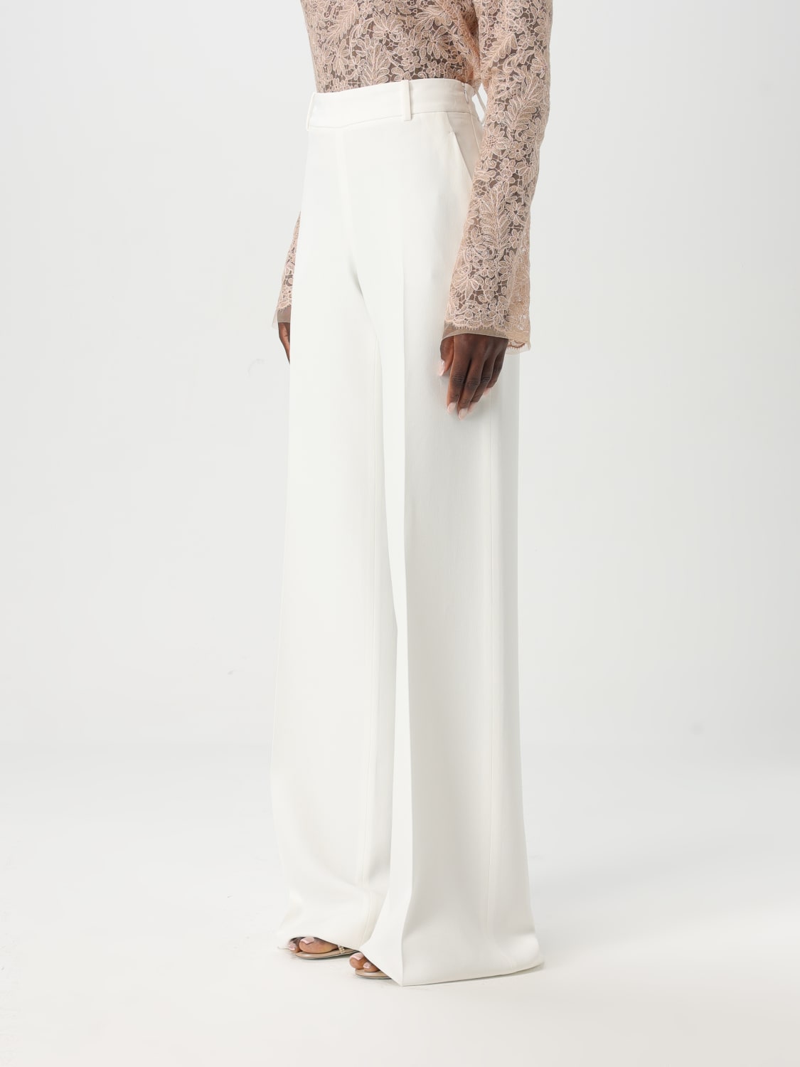 パンツ ERMANNO SCERVINO Herringbone trousers (D476P308ZFY S4706) D447P737IHRY-14300-