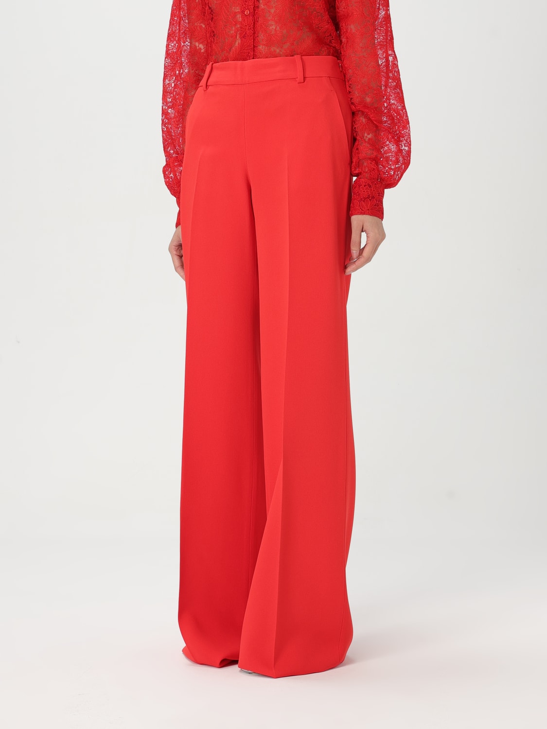 ERMANNO SCERVINO: Pants woman - Red | Ermanno Scervino pants