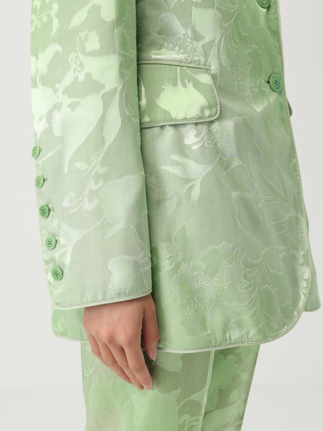 アウターその他 ERMANNO SCERVINO Woman Blazer Green D466I726YSH S4665 ERMANNO SCERVINO: Blazer woman - Green | Ermanno Scervino