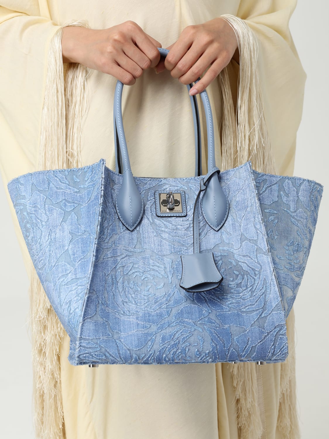 ショルダーバッグ・ポシェット ERMANNO SCERVINO Woman Shoulder bag Denim D463S754QMV S4217 ERMANNO SCERVINO: Shoulder bag woman - Denim | Ermanno