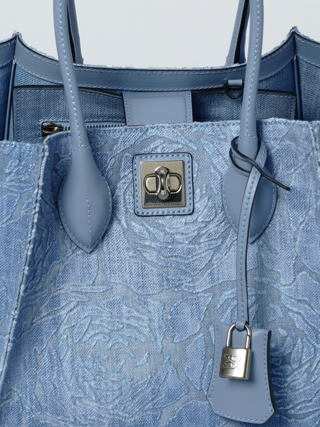 ショルダーバッグ・ポシェット ERMANNO SCERVINO Woman Shoulder bag Denim D463S754QMV S4217 ERMANNO SCERVINO: Shoulder bag woman - Denim | Ermanno