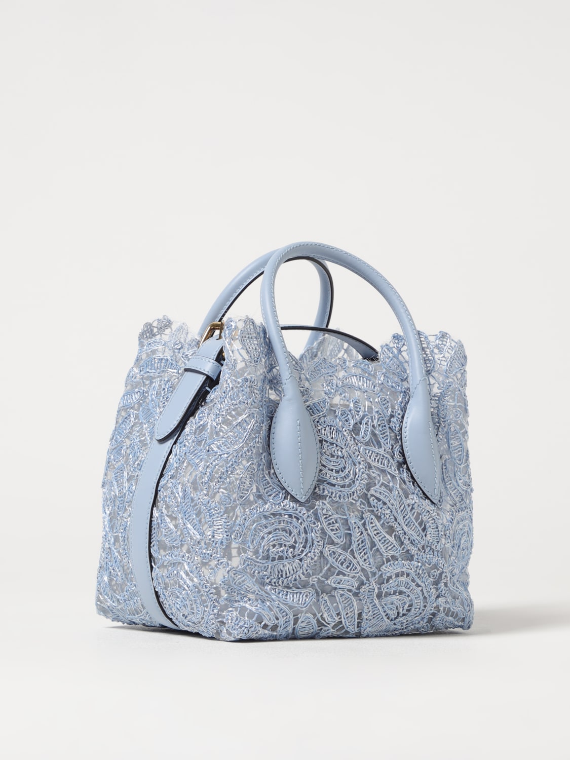 ERMANNO SCERVINO HANDBAG: Shoulder bag woman Ermanno Scervino, Gnawed Blue - Img 2