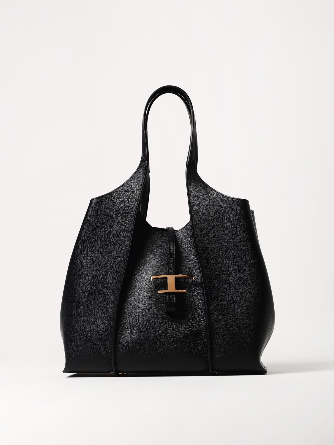 TOD'S BORSA A SPALLA: Borsa Timeless Tod's in pelle a grana , Nero - Img 1