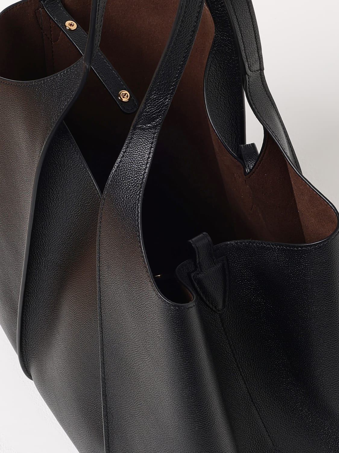 TOD'S BORSA A SPALLA: Borsa Timeless Tod's in pelle a grana , Nero - Img 4