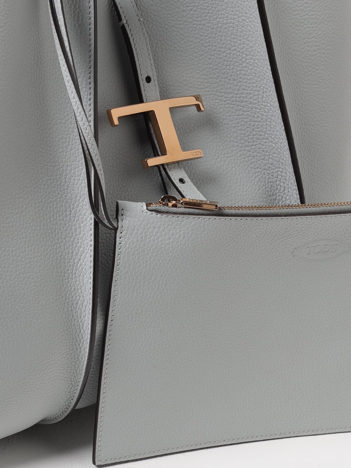 ショルダーバッグ・ポシェット TOD'S Woman Shoulder bag Grey XBWTSBA0300XSO B215 TOD'S: Shoulder bag woman - Grey | Tod's shoulder bag