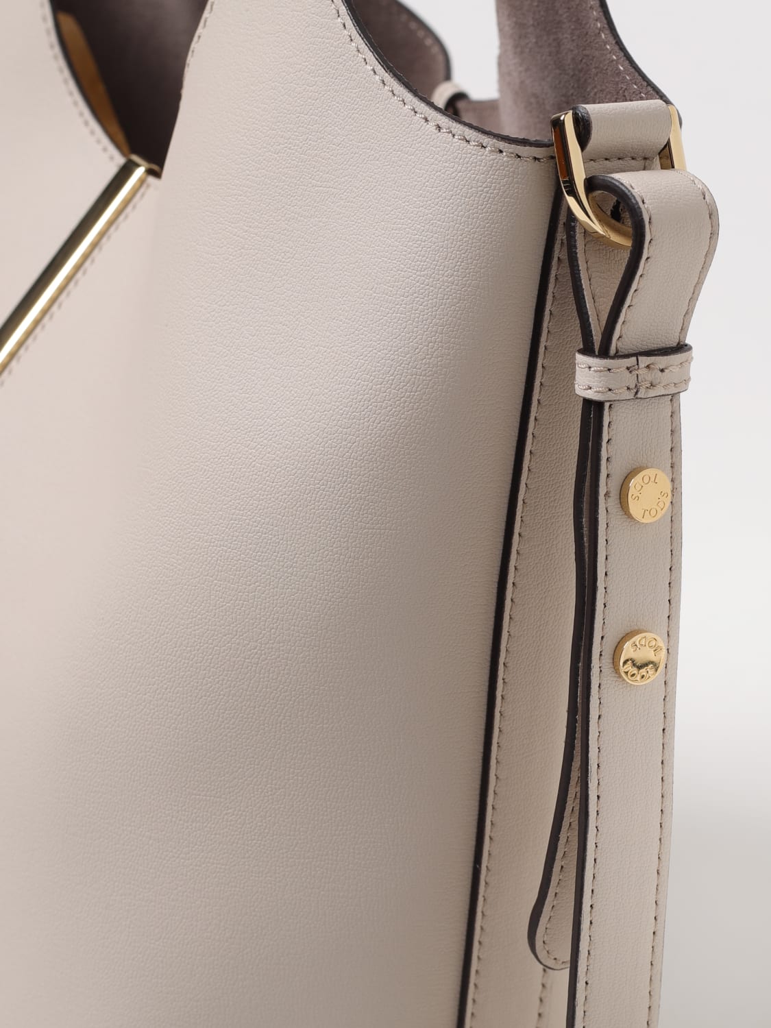 ハンドバッグ TOD'S Woman Handbag White XBWEBRF0200UBL 2L81 Woman WHITE Tote Shopping Bag in Leather Small