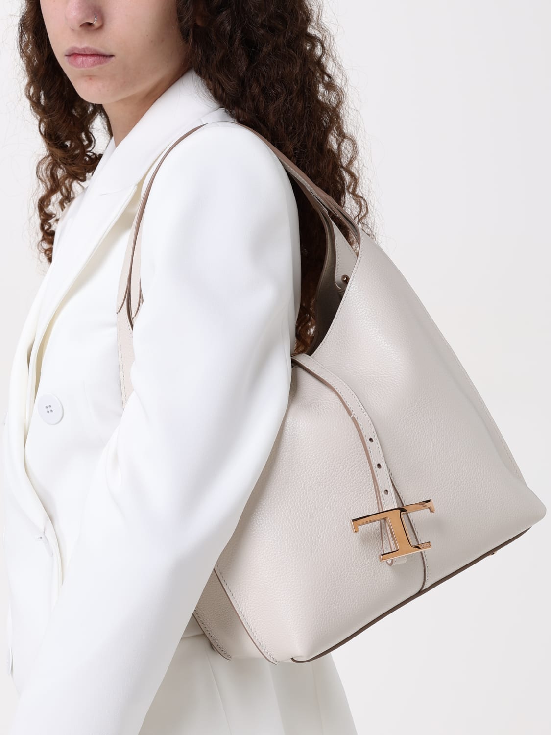 TOD'S SHOULDER BAG: Shoulder bag woman Tod's, White - Img 2