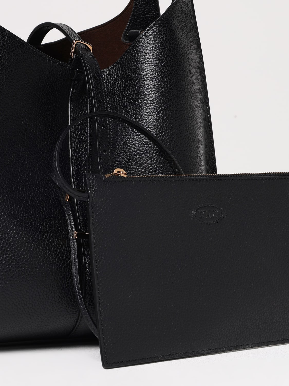 ショルダーバッグ・ポシェット TOD'S Woman Shoulder bag Leather XBWTSEA0200XSO S410 TOD'S: Shoulder bag woman - Leather | Tod's shoulder bag