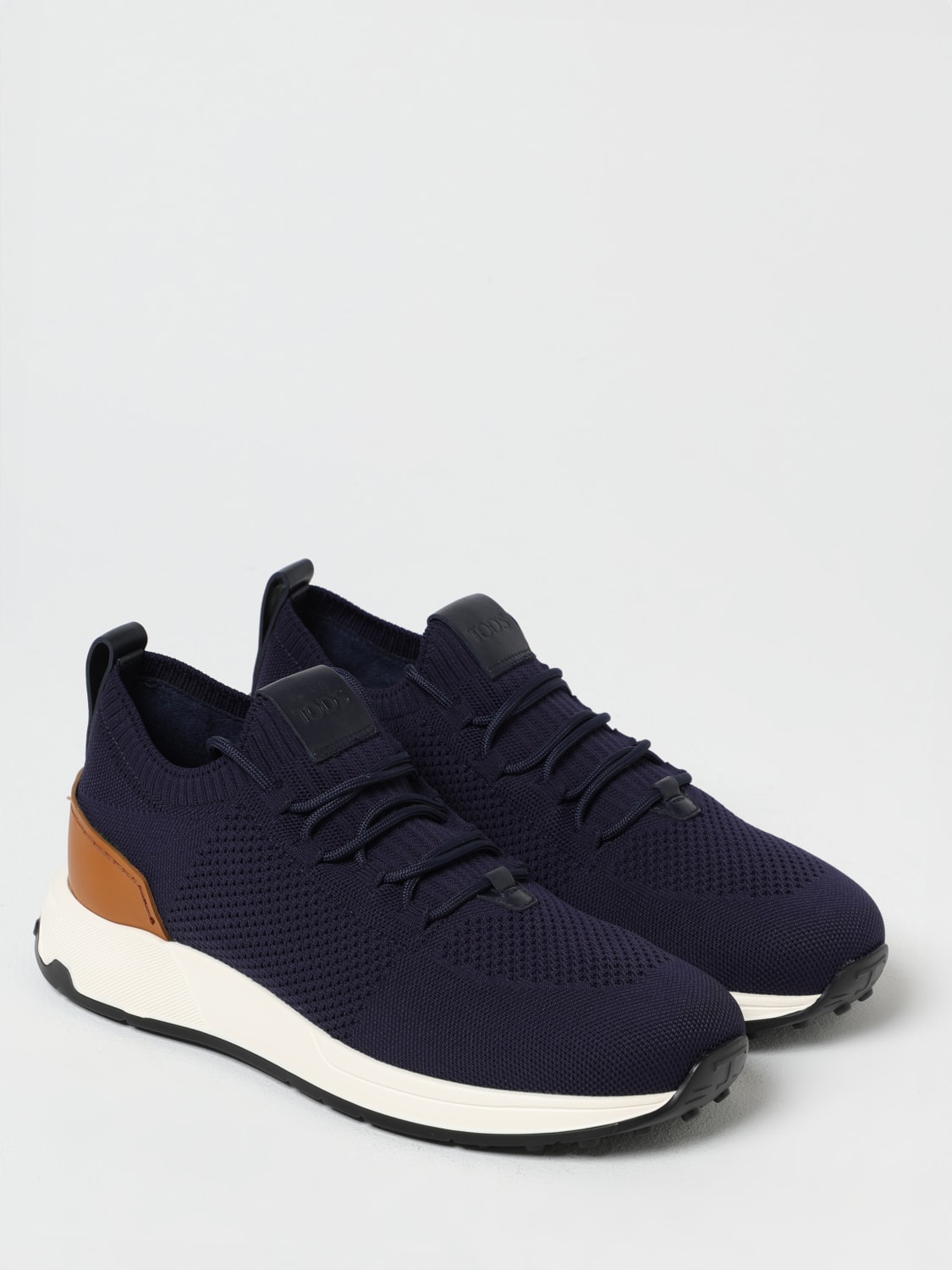スニーカー TOD'S Men Sneakers Blue XXM63K0IE40TAD U801 Man MULTICOLOUR Sock Sneakers in Technical Fabric and